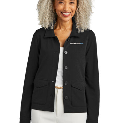 Brooks Brothers Women's Mid Layer Stretch Button Jacket - BB18205 Thumbnail